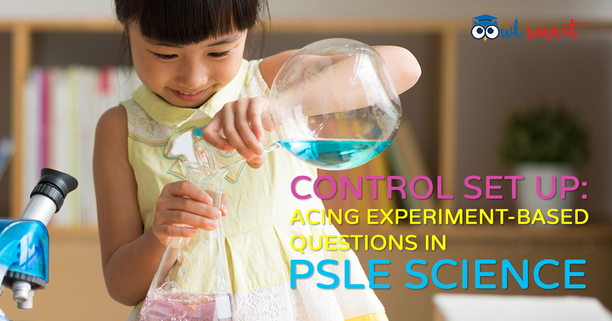 Control Setup Acing ExperimentBased Questions in PSLE Science
