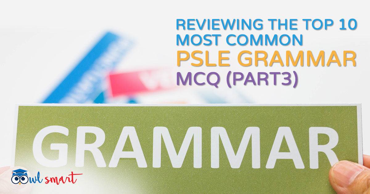 Reviewing The Top 10 Most Common PSLE Grammar MCQ Part 3